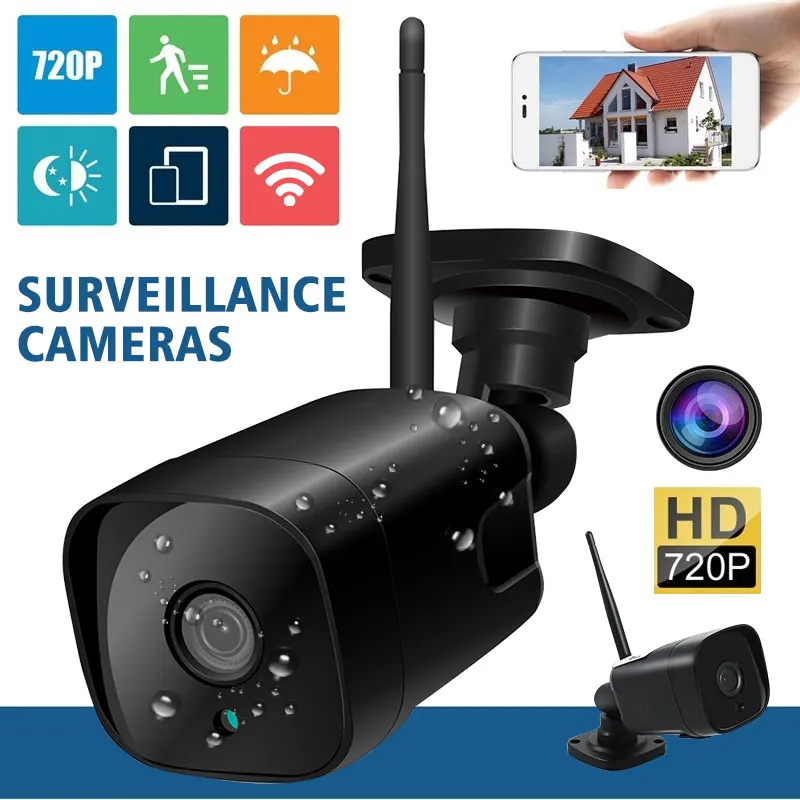 Wireless HD Camera Night Vision Outdoor Waterproof WIFI IP Camera IR-CUT CCTV Security Wireless Wifi Camera Surveillance
Wireless HD Camera Night Vision Outdoor Waterproof WIFI IP Camera IR-CUT CCTV Security Wireless Wifi Camera Surveillance