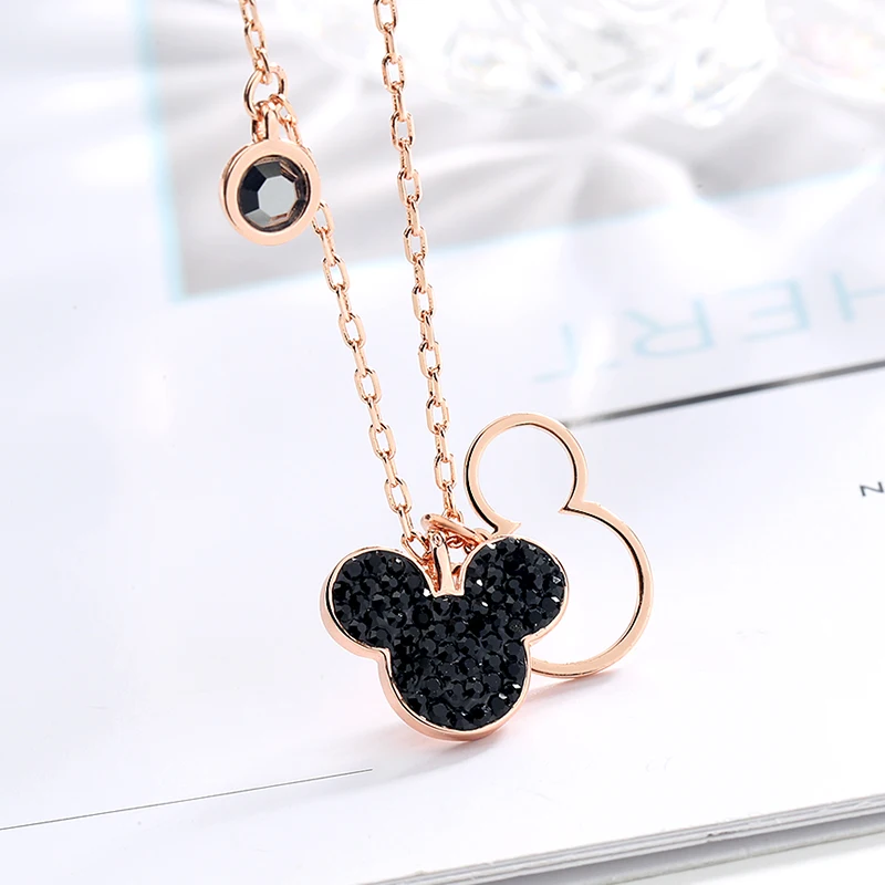 High quality 100% 925 silver Original Cute mouse clavicle chain female fashion wild necklace girl birthday gift free shipping
High quality 100% 925 silver Original Cute mouse clavicle chain female fashion wild necklace girl birthday gift free shipping