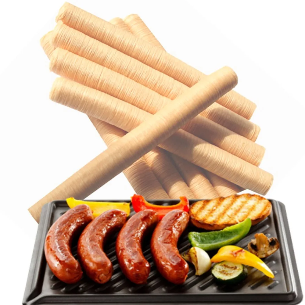 Sausage Packaging Tools 14m*26mm Sausage Tube Casing For Sausage Maker Machine Hot Dog Hamburger Cooking Tools Inedible Casings4
Sausage Packaging Tools 14m*26mm Sausage Tube Casing For Sausage Maker Machine Hot Dog Hamburger Cooking Tools Inedible Casings4
