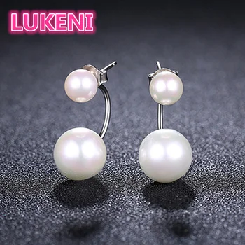 Luxury Genuine S925 Sterling silver Earrings 8-9mm Perfect round Natural pearl Fashion pearl jewelry For women Free shipping
Luxury Genuine S925 Sterling silver Earrings 8-9mm Perfect round Natural pearl Fashion pearl jewelry For women Free shipping