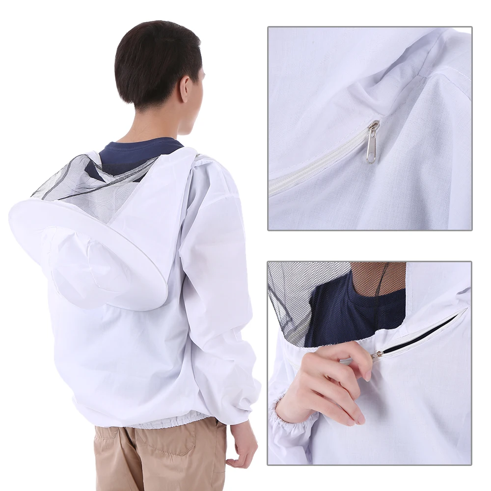 Marker For Bees White Beekeeping Jacket Veil Beekeeping Hat Suit Smock Protective Equipment Kit One Size Fits All
Marker For Bees White Beekeeping Jacket Veil Beekeeping Hat Suit Smock Protective Equipment Kit One Size Fits All
