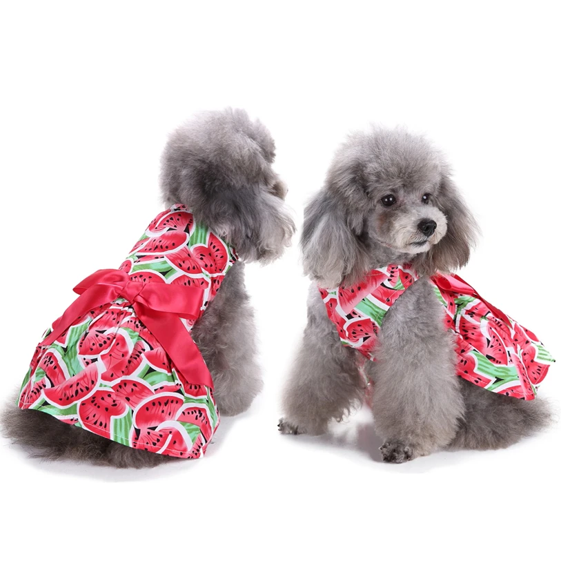 Spring/Summer Dog Dresses Watermelon Print Sundress XS-L Clothes For Dogs For Small Dogs Cats Pet Supplies Wholesale 40NV28
Spring/Summer Dog Dresses Watermelon Print Sundress XS-L Clothes For Dogs For Small Dogs Cats Pet Supplies Wholesale 40NV28