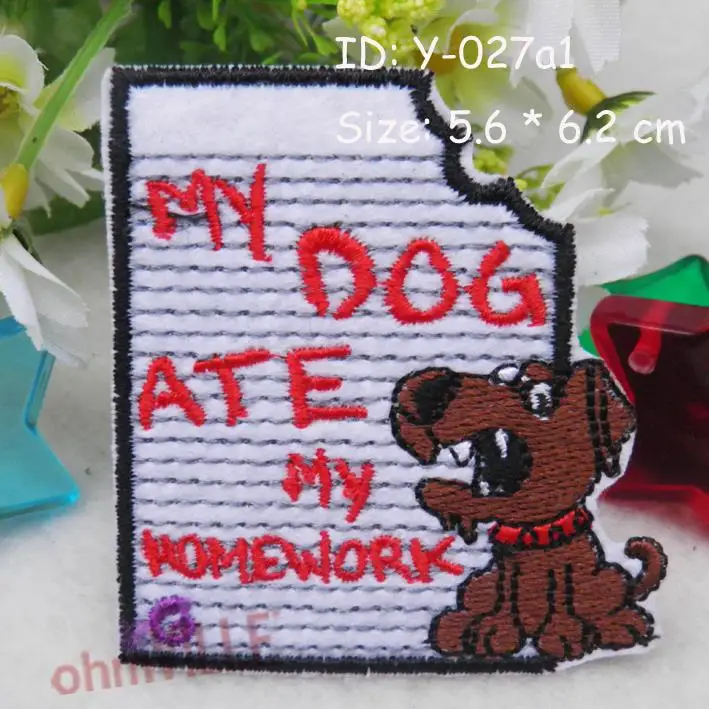 Iron On Patches, Made of Cloth - My Dog Appliques Size: 5.6 * 6.2 cm ~ 100091 ~ Guaranteed 100% Quality + Free Shipping!!!
Iron On Patches, Made of Cloth - My Dog Appliques Size: 5.6 * 6.2 cm ~ 100091 ~ Guaranteed 100% Quality + Free Shipping!!!