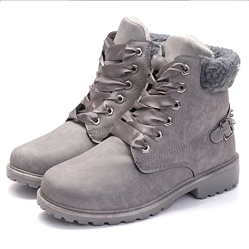 Winter Fashion Women Boots Square Heel Ankle Boots Lace-Up Boots Round Toe Boots
Winter Fashion Women Boots Square Heel Ankle Boots Lace-Up Boots Round Toe Boots