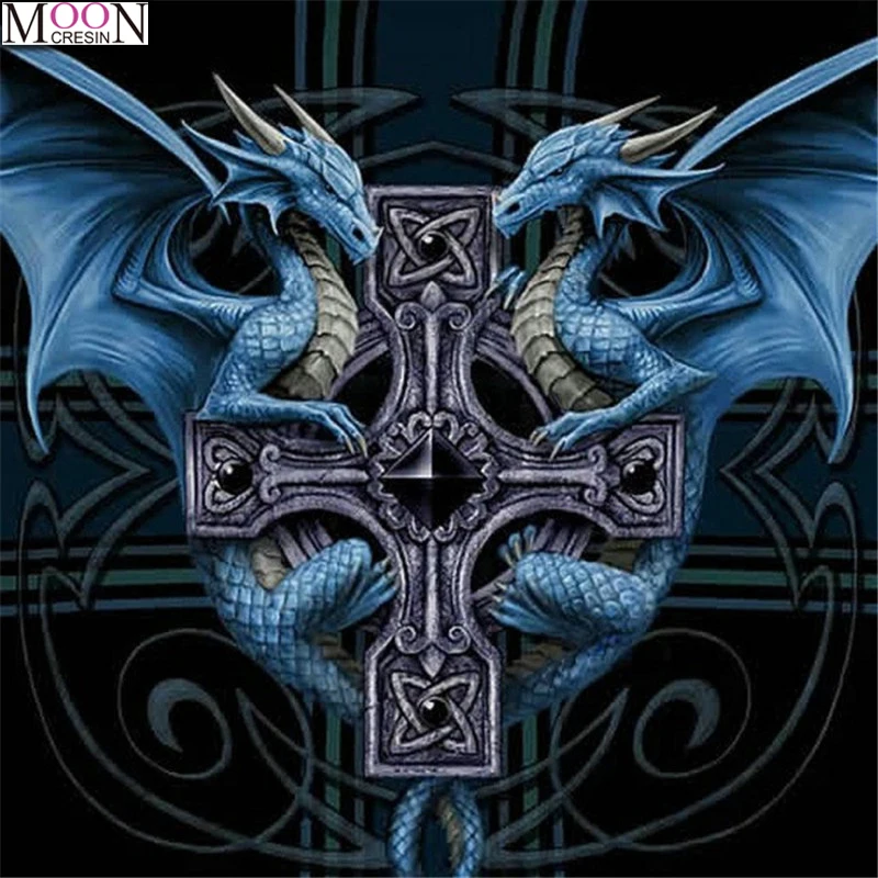 MOONCRESIN 5D DIY Diamond Painting Cross Stitch Two dragons Mosaic Full Square Drill 3D Diamond Embroider Decoration Rhinestones
MOONCRESIN 5D DIY Diamond Painting Cross Stitch Two dragons Mosaic Full Square Drill 3D Diamond Embroider Decoration Rhinestones