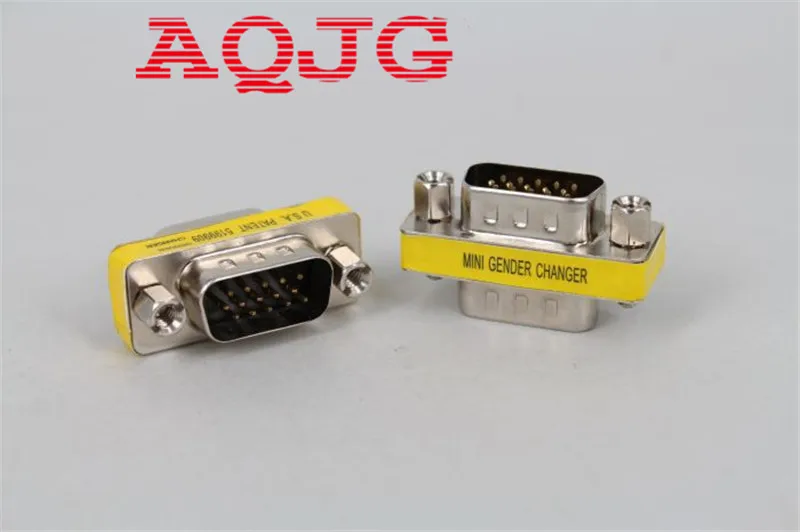 DB15 Male to Male Adapter VGA connector pin for pin video adapter for Computer VGA cables 15pin female to female AQJG 10PCS
DB15 Male to Male Adapter VGA connector pin for pin video adapter for Computer VGA cables 15pin female to female AQJG 10PCS
