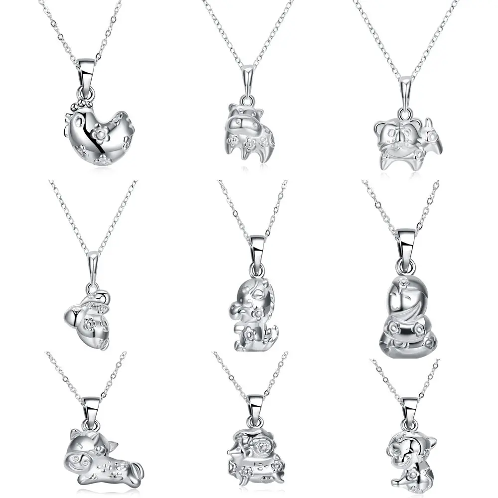 12 animal Zodiacs 3D Stereoscopic pendant Rat/Ox/Tiger/Rabbit/Dragon/Snake/Horse/Goat/Monkey/chicken/Dog/Pig Necklace Jewelry
12 animal Zodiacs 3D Stereoscopic pendant Rat/Ox/Tiger/Rabbit/Dragon/Snake/Horse/Goat/Monkey/chicken/Dog/Pig Necklace Jewelry