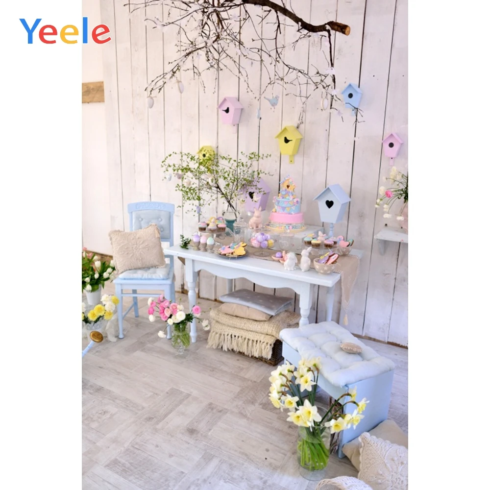 Yeele Table Easter Eggs Decor Wooden Wall Interior Photography Backgrounds Customized Photographic Backdrops For Photo Studio
Yeele Table Easter Eggs Decor Wooden Wall Interior Photography Backgrounds Customized Photographic Backdrops For Photo Studio