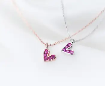 1pc SMALL CUTE 100% real 925 Sterling Silver Fine Jewelry red cz set Love Heart necklace Pendant white/ gold choice GTLX1647
1pc SMALL CUTE 100% real 925 Sterling Silver Fine Jewelry red cz set Love Heart necklace Pendant white/ gold choice GTLX1647