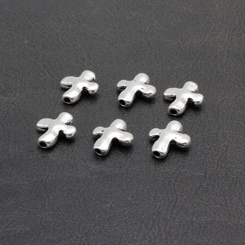 50-Pcs-Lot-Ancient-Silver-Cross-Beads-Charms-Pendants-Accessories-for-Needlework-Jewelry-Making-Bracelets-Necklace