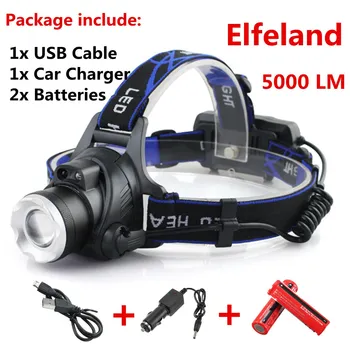 Elfeland Lightweight waterproof 4 Stalls Rechargeable Telescopic zoom Headlamp For Outdoor activities +2x18650 batteries+Charger
Elfeland Lightweight waterproof 4 Stalls Rechargeable Telescopic zoom Headlamp For Outdoor activities +2x18650 batteries+Charger