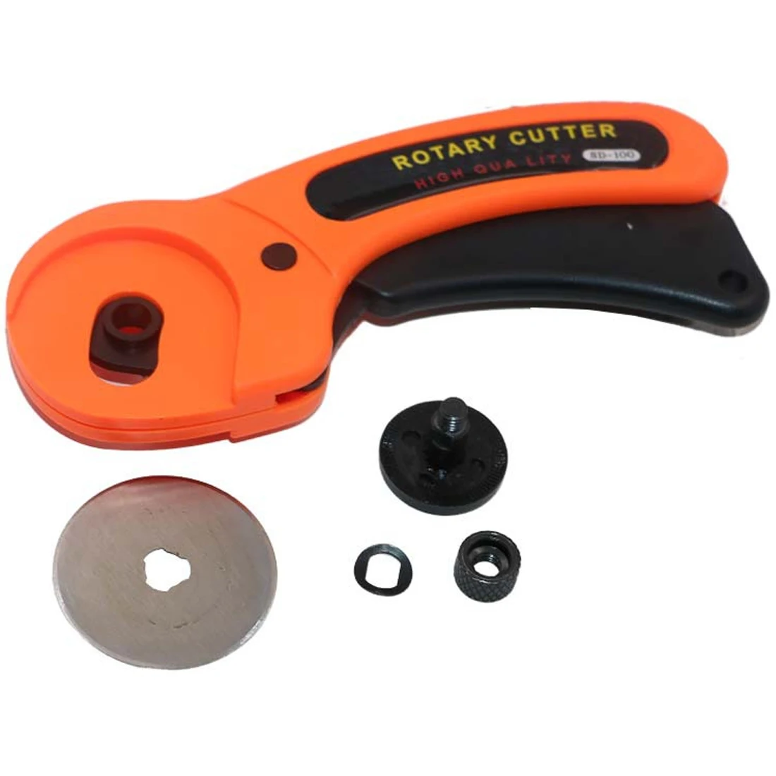 45mm Rotary Cutter and 5 pcs Blades for Fabric Paper Vinyl Circular Cut Cutting Disc Patchwork Leather Craft Sewing Hand Tools
45mm Rotary Cutter and 5 pcs Blades for Fabric Paper Vinyl Circular Cut Cutting Disc Patchwork Leather Craft Sewing Hand Tools