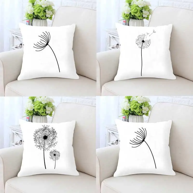 Modern Minimalist Dandelion Flower Cushion Landscape Black And White Print Plush Throw Pillows For Living Room Chair Home Decor
Modern Minimalist Dandelion Flower Cushion Landscape Black And White Print Plush Throw Pillows For Living Room Chair Home Decor