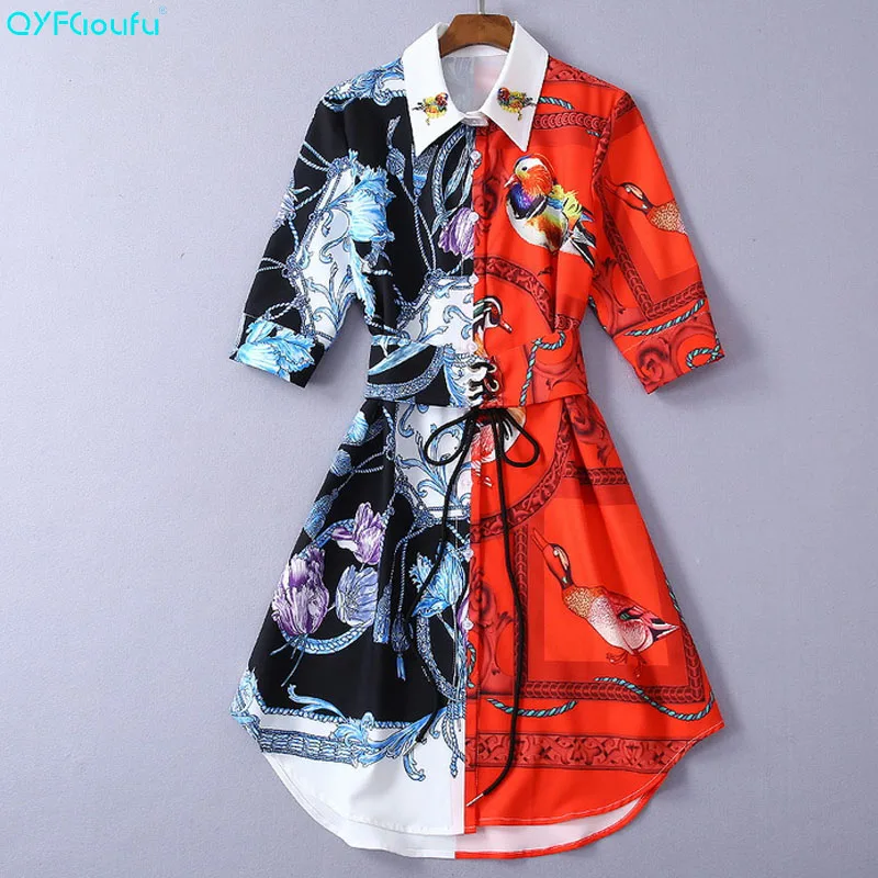 QYFCIOUFU New 2019 Summer Casual Beach Dress Women Short Sleeve Floral Print Runway Dress Elegant Loose Rhinestone Short Dress
QYFCIOUFU New 2019 Summer Casual Beach Dress Women Short Sleeve Floral Print Runway Dress Elegant Loose Rhinestone Short Dress