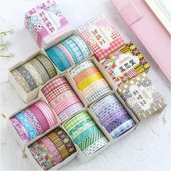 5PCS/Pack Color combination line corrugation Washi Tape DIY Decorative Tape Color Paper Adhesive Tapes Stationery supplies
5PCS/Pack Color combination line corrugation Washi Tape DIY Decorative Tape Color Paper Adhesive Tapes Stationery supplies