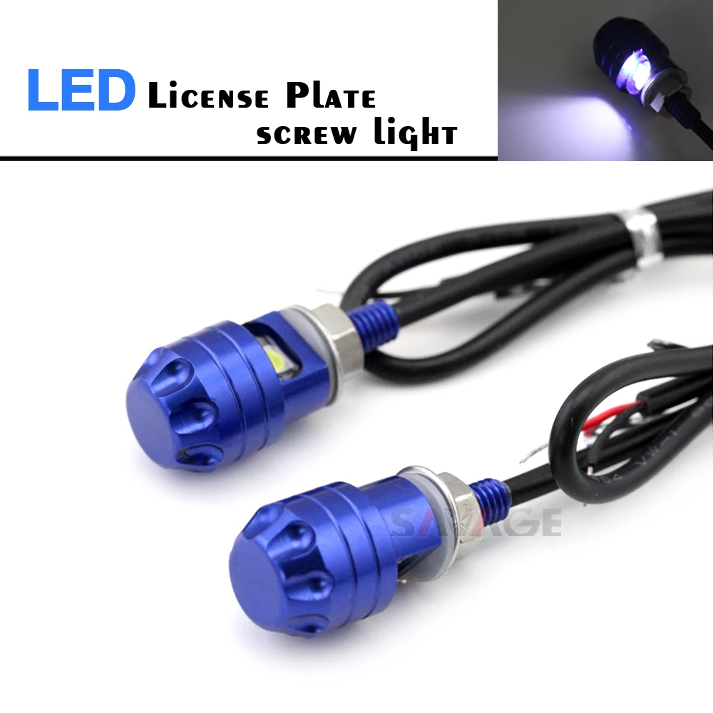 New Design CNC Motorcycle Accessories Universal 12V LED License Plate Screw Bolt Light Lamp Red
New Design CNC Motorcycle Accessories Universal 12V LED License Plate Screw Bolt Light Lamp Red