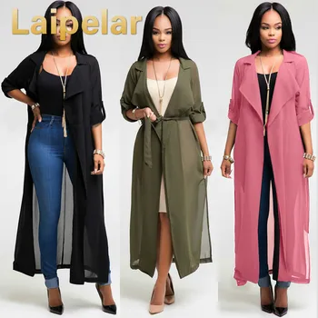 Laipelar Women Long Trench Coats Cardigan Spring Open Stitch Slim Long Coat Windbreaker Chiffon Kimono Top Outwear Streetwear
Laipelar Women Long Trench Coats Cardigan Spring Open Stitch Slim Long Coat Windbreaker Chiffon Kimono Top Outwear Streetwear