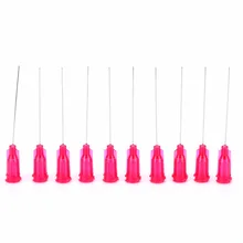 10pcs Red 25Ga Stainless Steel Blunt Dispensing Needles Dispenser Glue Syringe Needle Tips For DIY Gluing Filling Ink Oil
10pcs Red 25Ga Stainless Steel Blunt Dispensing Needles Dispenser Glue Syringe Needle Tips For DIY Gluing Filling Ink Oil