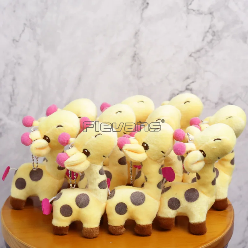 Kawaii Giraffe Plush Toys Pendants Soft Stuffed Animal Dolls 10pcs/lot 4 Colors 12cm
Kawaii Giraffe Plush Toys Pendants Soft Stuffed Animal Dolls 10pcs/lot 4 Colors 12cm