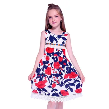 European and American children's clothing summer pure cotton flower printed dress rural fringe lace children's dress
European and American children's clothing summer pure cotton flower printed dress rural fringe lace children's dress