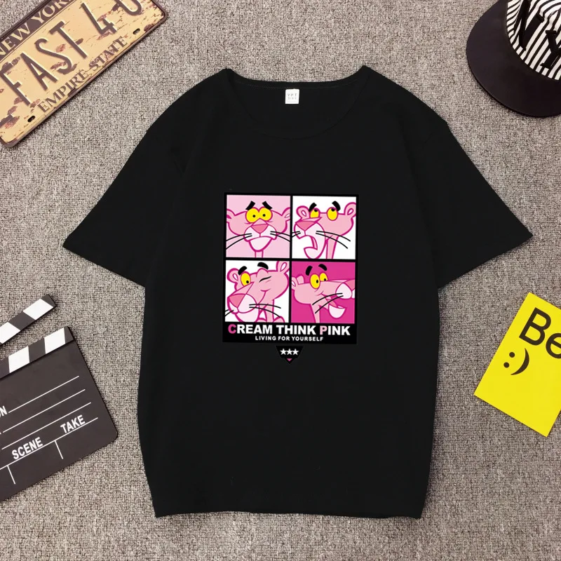 2019 New High Quality Summer Pink Panther T-shirt Female Loose Girl Compassionate Tops Simple Female T-shirts
2019 New High Quality Summer Pink Panther T-shirt Female Loose Girl Compassionate Tops Simple Female T-shirts