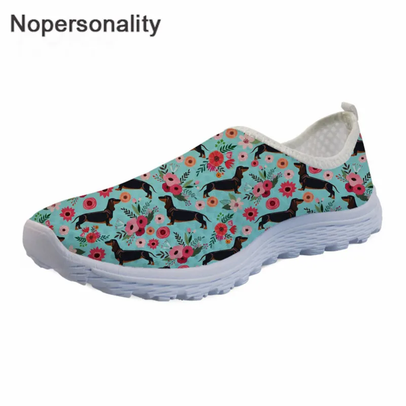 Nopersonality Cute Floral Dachshund Dog Mesh Shoes for Women Casual Breathable Female Ladies Loafers Lightweight Mesh Flats Plus
Nopersonality Cute Floral Dachshund Dog Mesh Shoes for Women Casual Breathable Female Ladies Loafers Lightweight Mesh Flats Plus