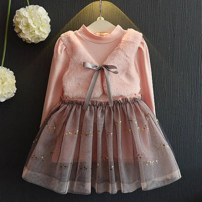 2018 NEW Arrival Toddler Kids Baby Girl Winter Clothes Bowknot Pullovers Patchwork Princess Dress girl dress August 15
2018 NEW Arrival Toddler Kids Baby Girl Winter Clothes Bowknot Pullovers Patchwork Princess Dress girl dress August 15