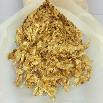 1Gram Edible gold leaf ,small pieces, real gold leaf flake, edible, decorative dishes,cake
1Gram Edible gold leaf ,small pieces, real gold leaf flake, edible, decorative dishes,cake