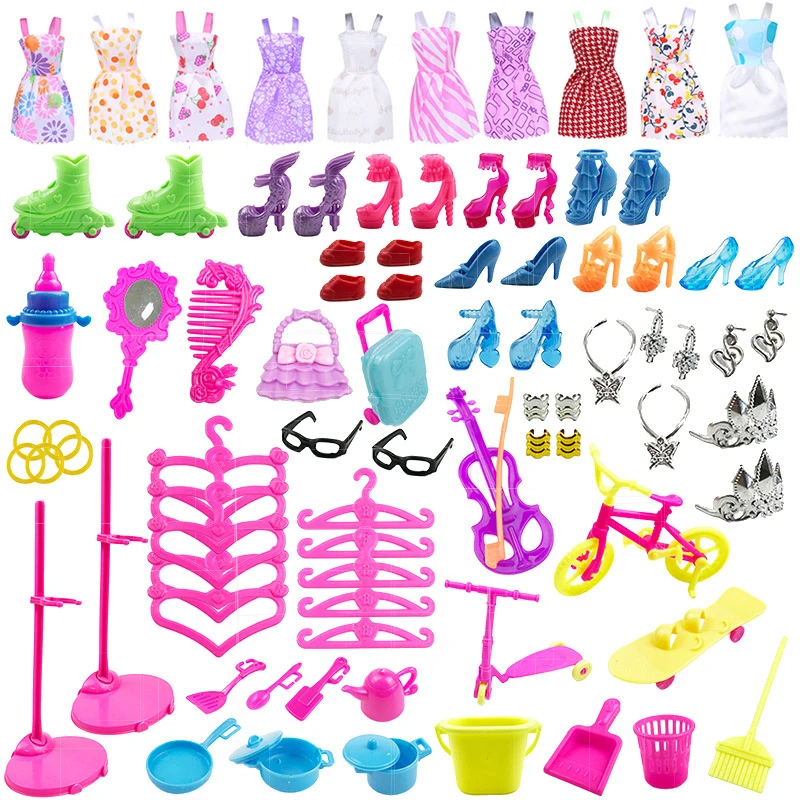 The latest and most fashionable princess doll accessories play house children's toys 88 sets =78 accessories +10 doll parts
The latest and most fashionable princess doll accessories play house children's toys 88 sets =78 accessories +10 doll parts