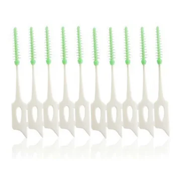 40pcs Interdental Between Teeth Floss Brush Elastic Massage Gum Toothpick with soft bristles toothbrush cleanering For Oral Care
40pcs Interdental Between Teeth Floss Brush Elastic Massage Gum Toothpick with soft bristles toothbrush cleanering For Oral Care