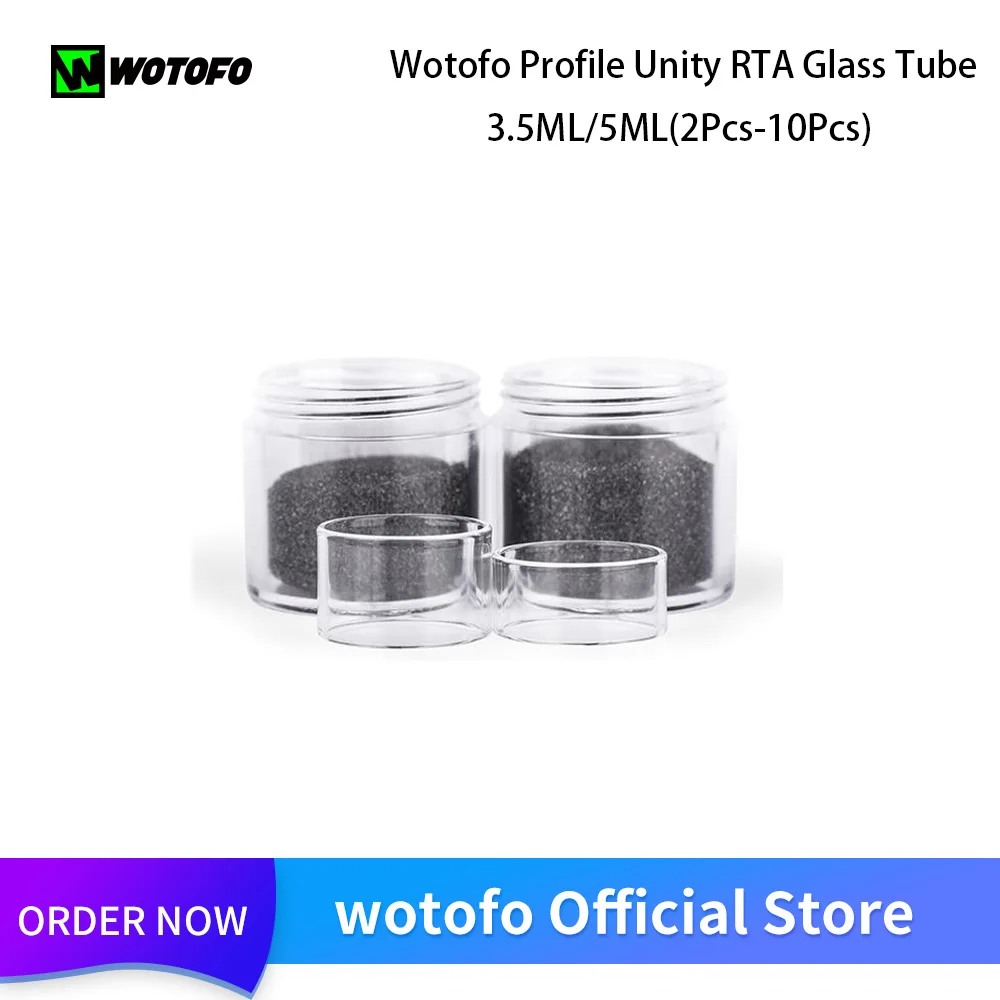 2Pcs-10Pcs Wotofo Profile Unity RTA Glass Tube 3.5ML 5ML For Electronic Cigarette Atomizer Profile Unity RTA Vape Accessories
2Pcs-10Pcs Wotofo Profile Unity RTA Glass Tube 3.5ML 5ML For Electronic Cigarette Atomizer Profile Unity RTA Vape Accessories