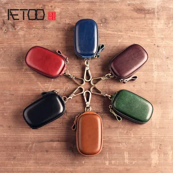 AETOO The first layer of leather is compact, simple access, Carmen keys, genuine leather, tanned leather, retro car key bag
AETOO The first layer of leather is compact, simple access, Carmen keys, genuine leather, tanned leather, retro car key bag