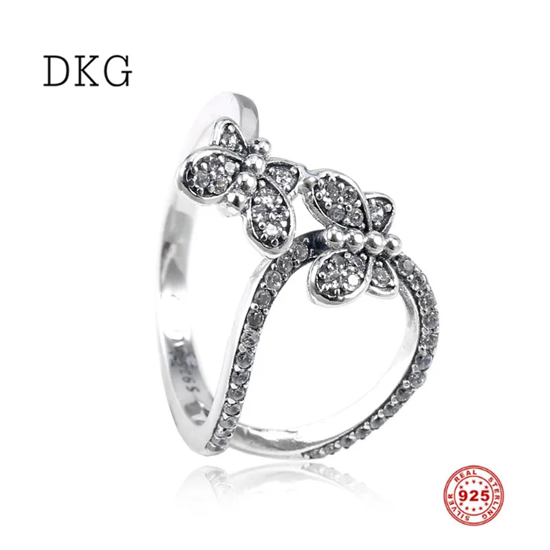 2109 Spring New 925 Sterling Silver Shiny Bedazzling Butterflies with Crystal Ring Fit for Original DKG Women's Ring DIY Jewelry
2109 Spring New 925 Sterling Silver Shiny Bedazzling Butterflies with Crystal Ring Fit for Original DKG Women's Ring DIY Jewelry