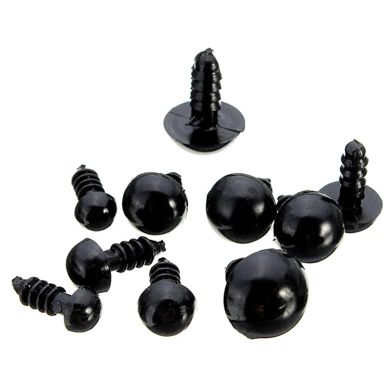 100Pcs Round Plastic Durable Different Size Safety Eyes Washers Black Screw Eye Boxed Hand Making DIY Craft Toy accessories
100Pcs Round Plastic Durable Different Size Safety Eyes Washers Black Screw Eye Boxed Hand Making DIY Craft Toy accessories