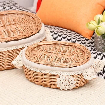 Wicker Rattan Storage Basket Large Size Box Snacks Baskets with Lids Willow Storage With Lid Large Rustic Box Cosmetic
Wicker Rattan Storage Basket Large Size Box Snacks Baskets with Lids Willow Storage With Lid Large Rustic Box Cosmetic