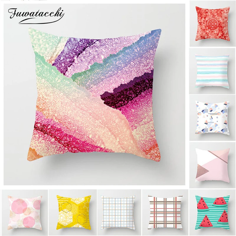 Fuwatacchi Gradient Patchwork Cushion Cover Wave Endless Dot Arrow Geometric Pillow Case for Home Sofa Chair Decorative Pillow
Fuwatacchi Gradient Patchwork Cushion Cover Wave Endless Dot Arrow Geometric Pillow Case for Home Sofa Chair Decorative Pillow