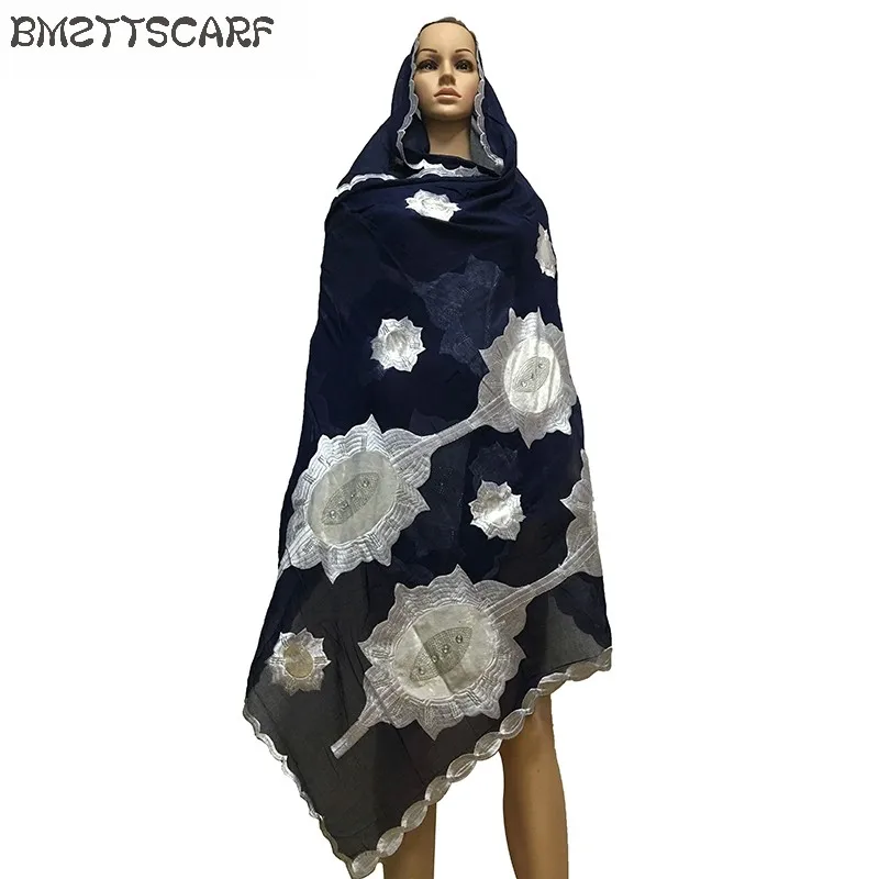 2019 African Women Scarf muslim embroidery cotton headscarf big scarf for Shawls Wraps BM626
2019 African Women Scarf muslim embroidery cotton headscarf big scarf for Shawls Wraps BM626
