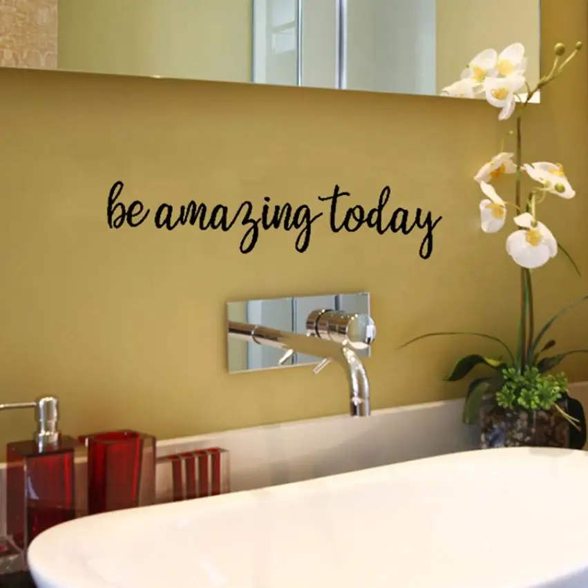 Be Amazing Today Decorative Painting Bedroom Livingroom TV Wall Decoration Wall Stickers Mural Kids Room Kindergarten Decor
Be Amazing Today Decorative Painting Bedroom Livingroom TV Wall Decoration Wall Stickers Mural Kids Room Kindergarten Decor