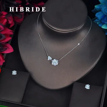 HIBRIDE Classic Flower Pendant Jewelry Sets For Women Dress Accessories Pendientes Luxury Jewelry Set Aretes de mujer N-625
HIBRIDE Classic Flower Pendant Jewelry Sets For Women Dress Accessories Pendientes Luxury Jewelry Set Aretes de mujer N-625