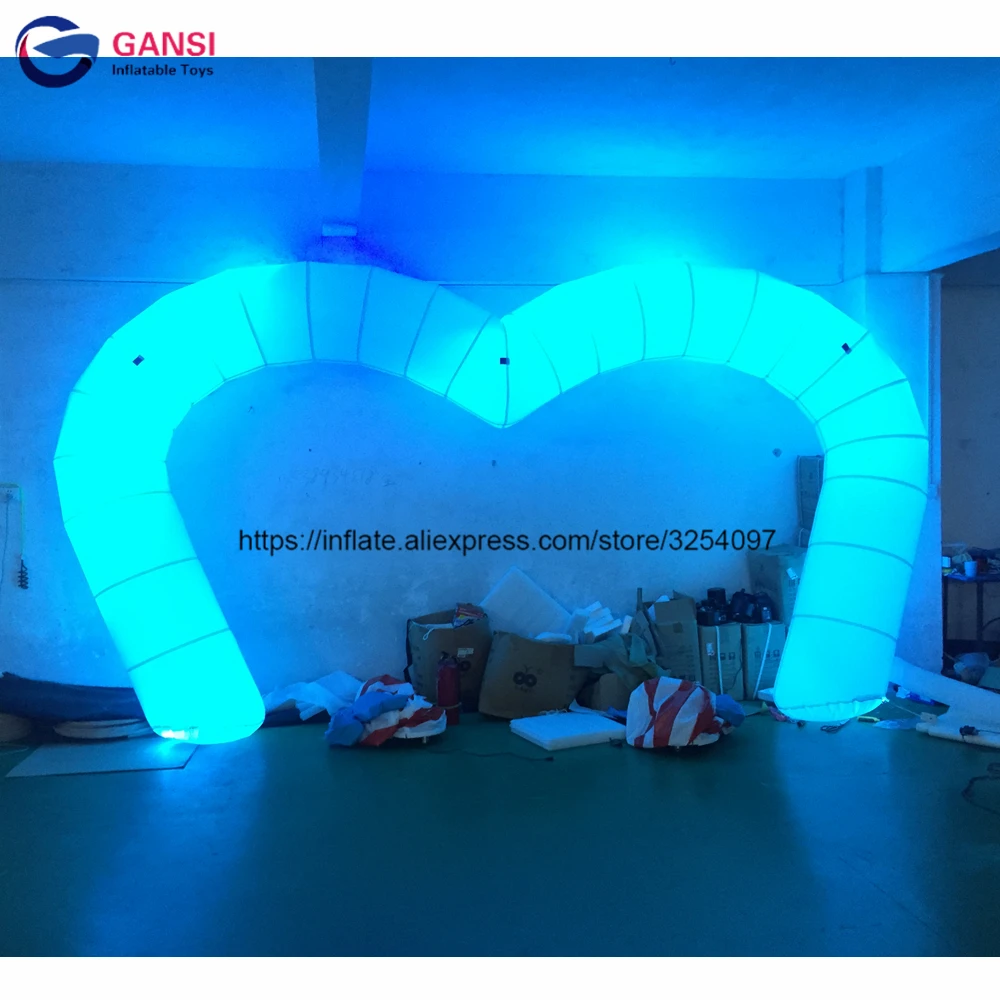 Party Decoration Christmas Lighted Archway ,8M Heart Shaped Wedding Arch With Led Light
Party Decoration Christmas Lighted Archway ,8M Heart Shaped Wedding Arch With Led Light