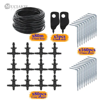 MUCIAKIE 2-Way Micro Drop Garden Bonsai Watering Irrigation Kits 3/5mm 1/8'' PVC Hose Emitters Cross Water Connectors Fittings
MUCIAKIE 2-Way Micro Drop Garden Bonsai Watering Irrigation Kits 3/5mm 1/8'' PVC Hose Emitters Cross Water Connectors Fittings