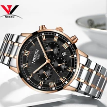 NIBOSI Relogio masculino Do Esporte Dos Homens Relógios Homens Marca De Luxo Relógio À Prova D' Água 2019 Moda Completa de Aço Analógico Quartz Relógio de Pulso relógio nibosi(China)