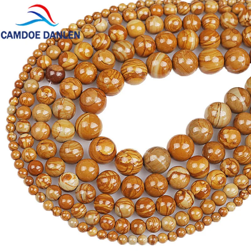 CAMDOE DANLEN Natural Wood Stripe Stone Ball Loose Beads 4/6/8/10/12MM Fit Diy Charms Beads For Jewelry Accessorie Wholesale
CAMDOE DANLEN Natural Wood Stripe Stone Ball Loose Beads 4/6/8/10/12MM Fit Diy Charms Beads For Jewelry Accessorie Wholesale