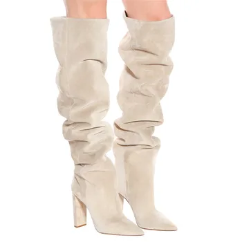 COCOAFOAL Fashion Women's Cowboy Boots Knee High Boot Woman Shoes Sexy Mid Calf Boots Pointed Toe Straight Knee High Boots 2019
COCOAFOAL Fashion Women's Cowboy Boots Knee High Boot Woman Shoes Sexy Mid Calf Boots Pointed Toe Straight Knee High Boots 2019