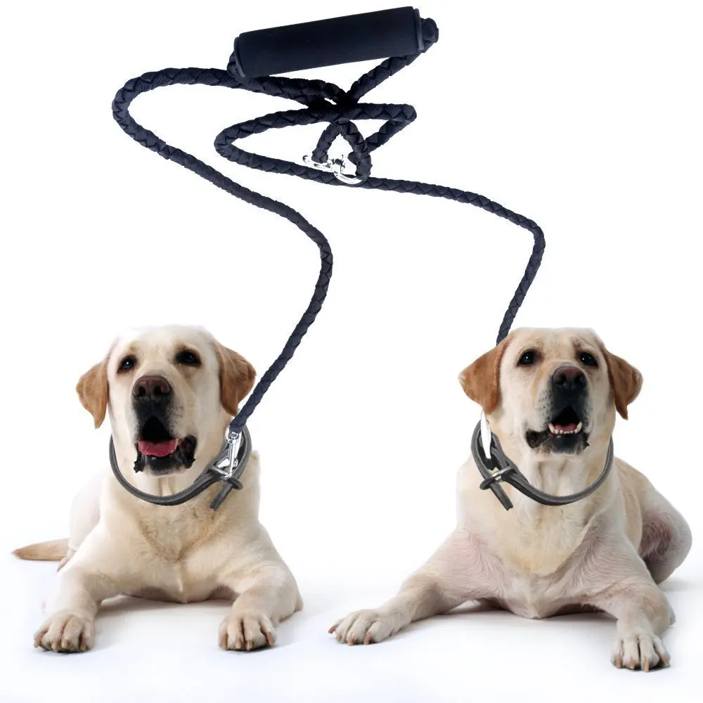 Two Dogs Leash Couple Double Twin Pet Lead Walking Leash Polyester Fabric Harness No Tangle with Soft Handle for Two Dogs
Two Dogs Leash Couple Double Twin Pet Lead Walking Leash Polyester Fabric Harness No Tangle with Soft Handle for Two Dogs