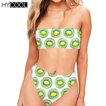 HYCOOL Women Swimsuit Green Kiwifruit Printing Large Size Swimwear Push Up Bikini Set Female Bathing Suit Summer Swimming Wear
HYCOOL Women Swimsuit Green Kiwifruit Printing Large Size Swimwear Push Up Bikini Set Female Bathing Suit Summer Swimming Wear