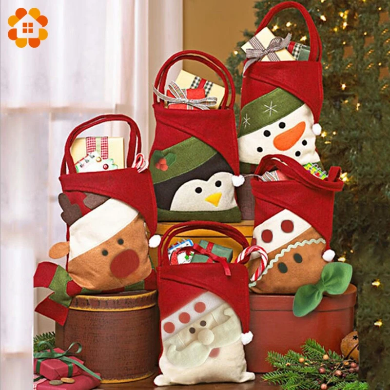 1PC Christmas Gift Bags Candy Bags Christmas Gift Holders Santa Claus Holder Bags For Christmas Party Decorations Party Supplies
1PC Christmas Gift Bags Candy Bags Christmas Gift Holders Santa Claus Holder Bags For Christmas Party Decorations Party Supplies