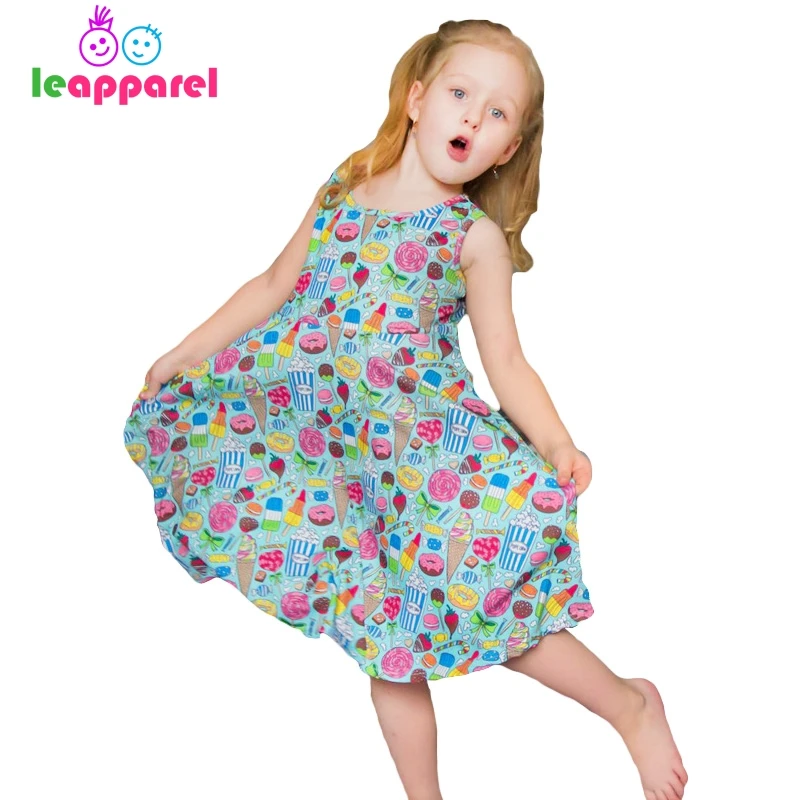 Summer Kids Cartoon icecream candy Print Children Sleeveless Clothes Girl Dress Birthday Party Princess Dresses
Summer Kids Cartoon icecream candy Print Children Sleeveless Clothes Girl Dress Birthday Party Princess Dresses