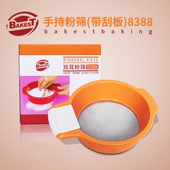 BAKEST ABS Plastic Flour Sifters Manual Sieves Stainless steel meshs with Handheld with Scrapers for Baking Sugar Icing Powder
BAKEST ABS Plastic Flour Sifters Manual Sieves Stainless steel meshs with Handheld with Scrapers for Baking Sugar Icing Powder