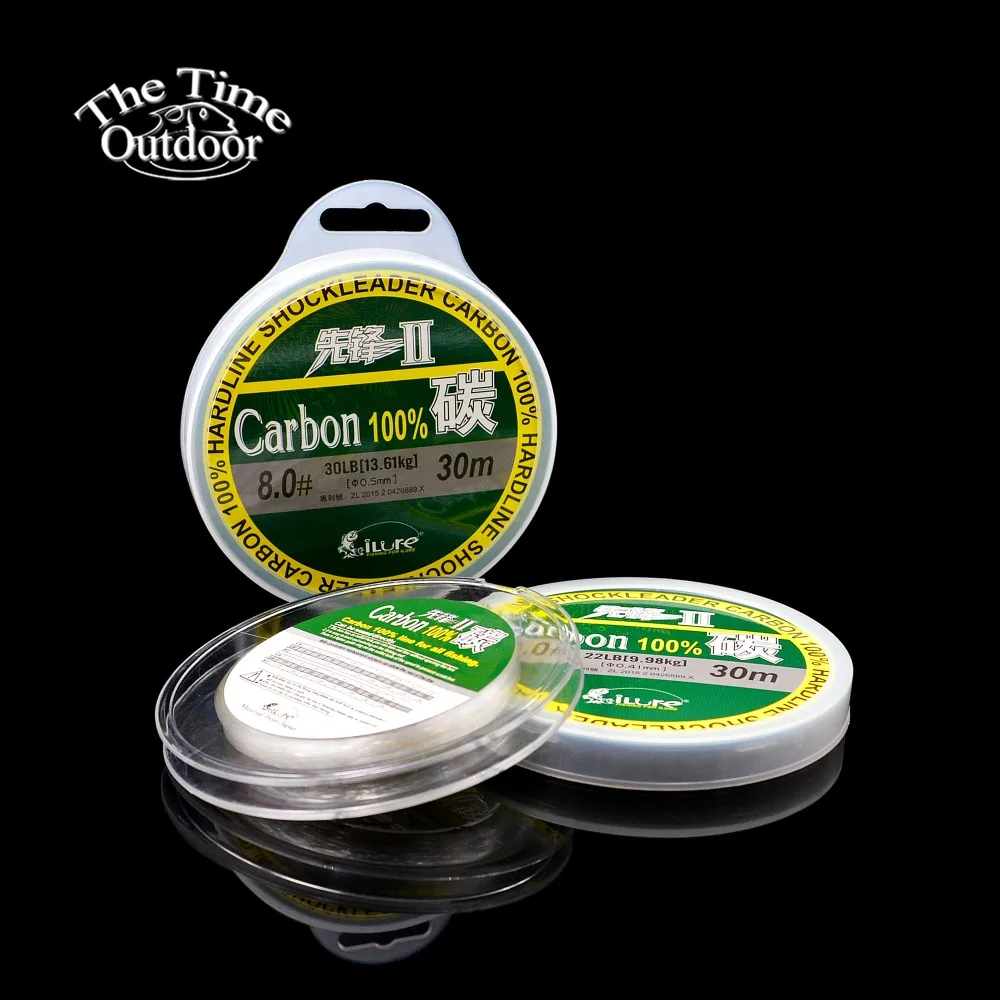30M 100% Fluorocarbon Fishing Line 4-45BL 0.16-0.64mm Monofilament Carbon Fiber Carp Wire Leader Sink Line
30M 100% Fluorocarbon Fishing Line 4-45BL 0.16-0.64mm Monofilament Carbon Fiber Carp Wire Leader Sink Line